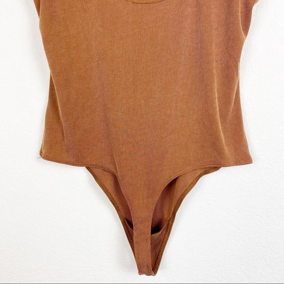 Dress Forum • Ribbed Scoop Neck Bodysuit - Picture 8 of 9